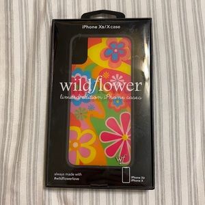 Wildflower groovy flowers iPhone X / Xs case